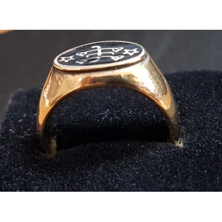 Bague funéraire en français (homme)
