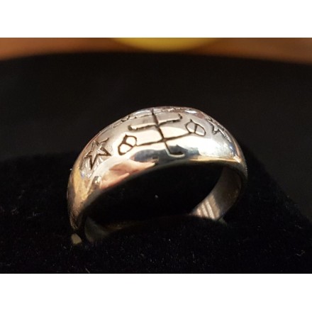 Anneau Bombé Argent  Plus Grand Nom
