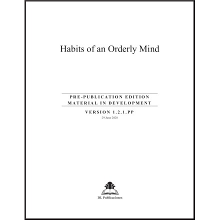 Ruhi - Préjeune - Anglais - Les habitudes d'un esprit ordonné