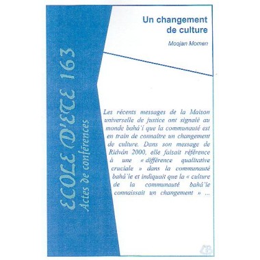 Momen Moojan Un Changement de culture