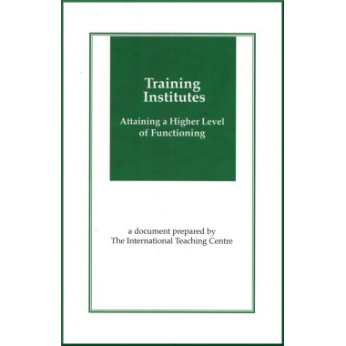 Training Institutes , Attaining a Higher Level of Functioning