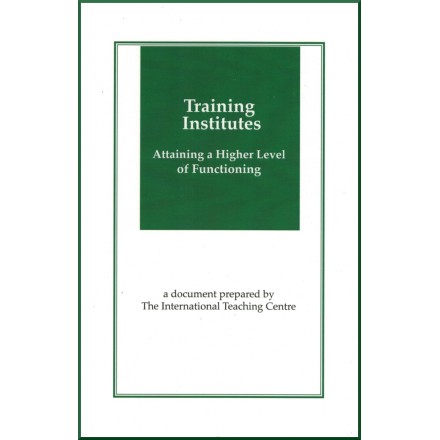 Training Institutes , Attaining a Higher Level of Functioning