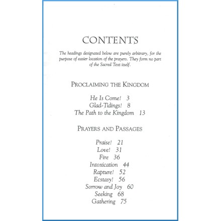 Prayers of ecstasy , Selections from the Bahá'í Sacred Writings
