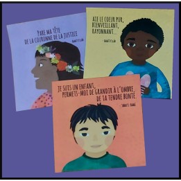 Écrits bahá'ís pour enfants - Lots de 3 aimants