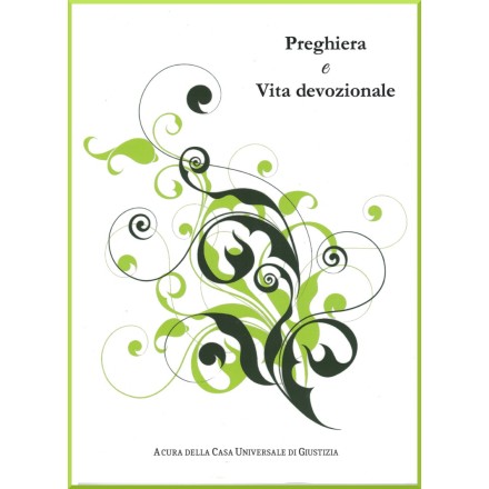 Preghiera e vita devozionale , Prières & Vie dévotionnelle en Italien