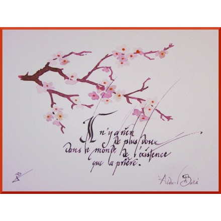 Calligraphie - C47 - 'Il n'y a rien de plus doux..'