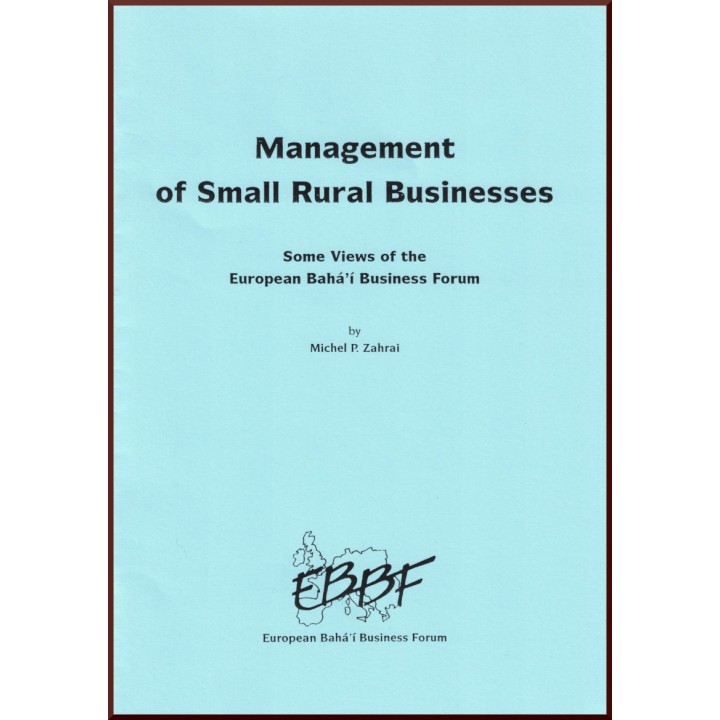 Management of Small Rural Businesses