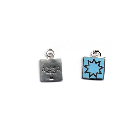 Pendentif Argent carré