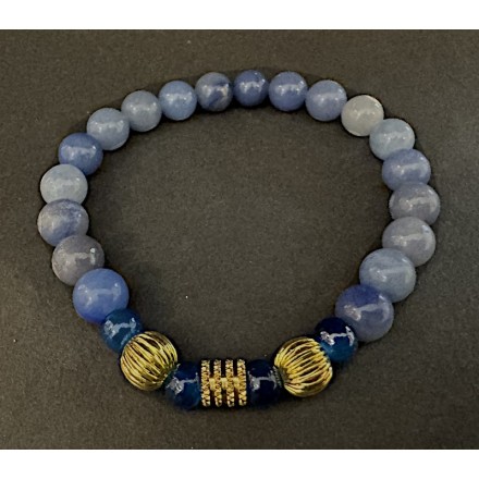 Chapelet 19 perles Verre ou Pierre