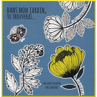 Livre pour enfant : Livre à colorier : Dans mon jardin, tu trouveras