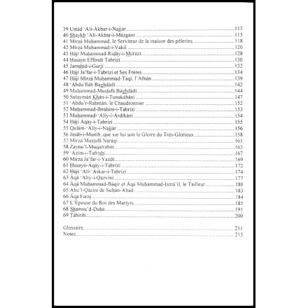 Index partie 2 du Mémorial des Fidèles