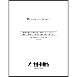 Ruhi - Préjeunes- Rayons de Lumière