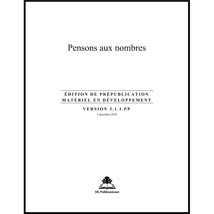 Ruhi - Préjeunes - Pensons aux nombres