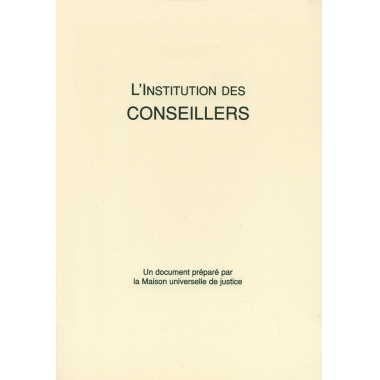 L'institution des conseillers