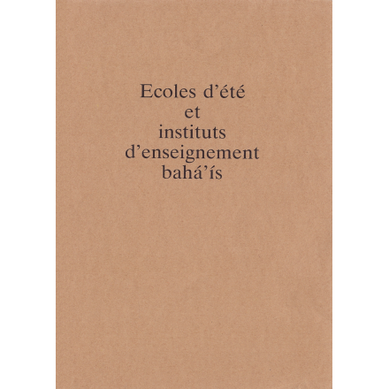 Écoles d'été et instituts d'enseignement bahá'is