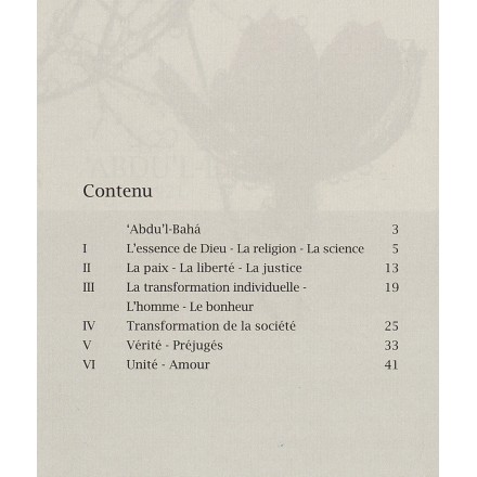 Paroles de 'Abdu'l-Bahá